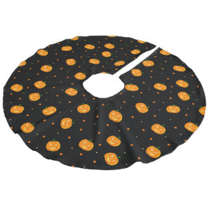 Jupon De Sapin Imitation Lin Jupe d'arbre de pluie citrouille