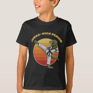 Juras-kick Periode Lustiger Karate Martial Arts Di T-Shirt