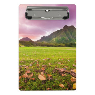 Jurasonnenuntergang Mini Klemmbrett