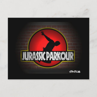 Jurassi Parkour cartolina Postkarte