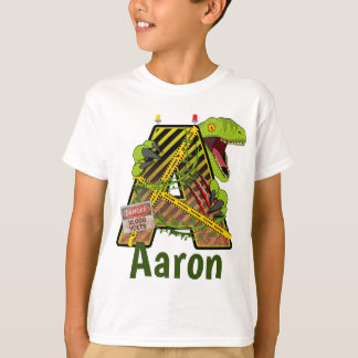 Jurassic Alphabet | Individuelle Name des Anfangss T-Shirt