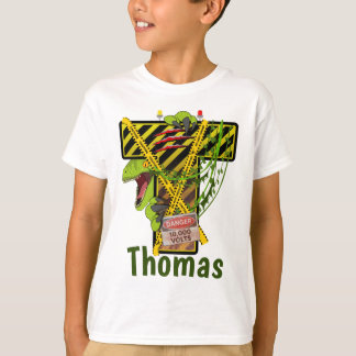 Jurassic Alphabet | Individuelle Name des Anfangss T-Shirt