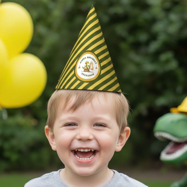 Jurassic Baustelle Junge Geburtstag Partyhütchen (Von Creator hochgeladen)