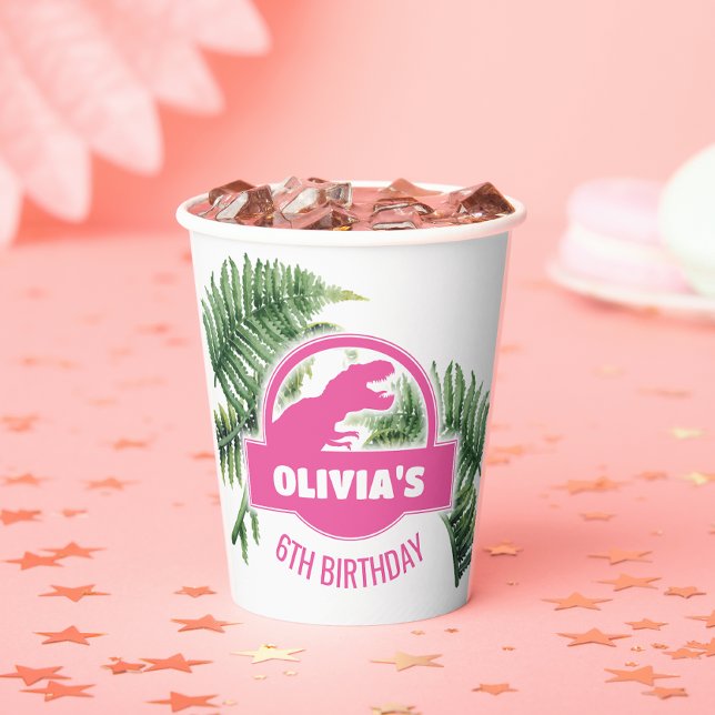 Jurassic Birthday Party Paper Cups Pappbecher (Von Creator hochgeladen)