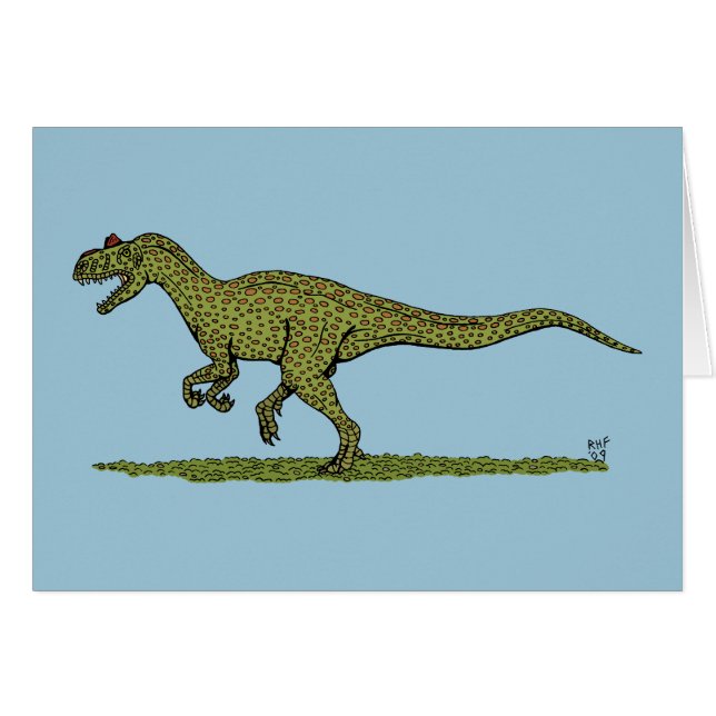 Jurassic Dinosaur Allosaurus (Vorderseite (Horizontal))
