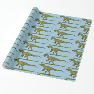 Jurassic Dinosaur Allosaurus Geschenkpapier