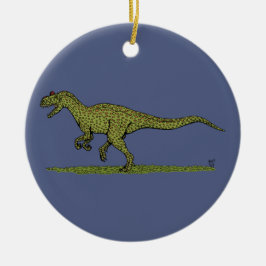 Jurassic Dinosaur Allosaurus Keramikornament