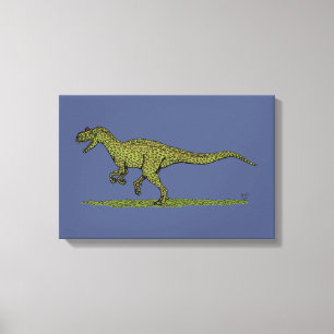 Jurassic Dinosaur Allosaurus Leinwanddruck
