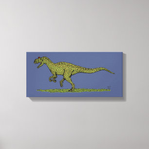 Jurassic Dinosaur Allosaurus Leinwanddruck