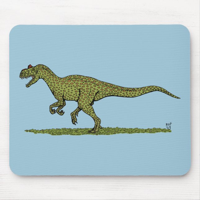 Jurassic Dinosaur Allosaurus Mousepad (Vorne)