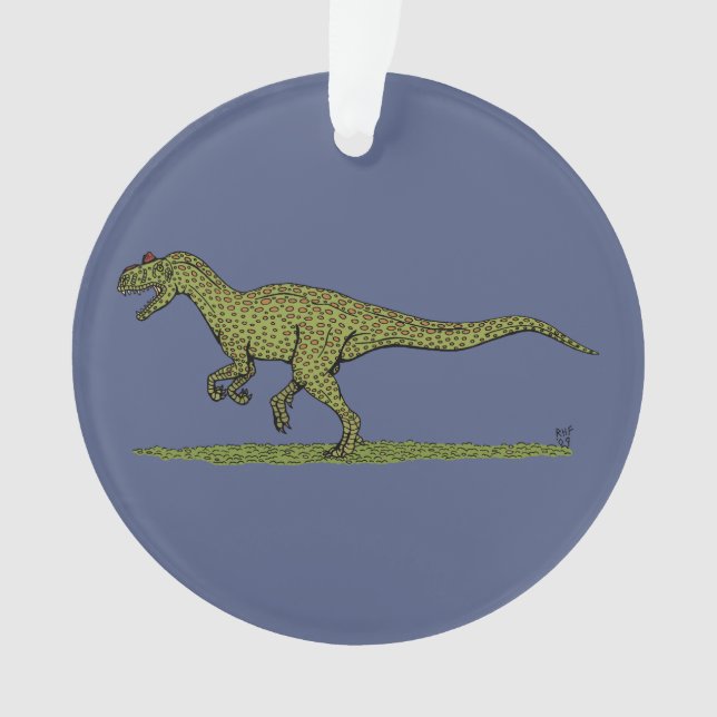 Jurassic Dinosaur Allosaurus Ornament (Vorderseite)
