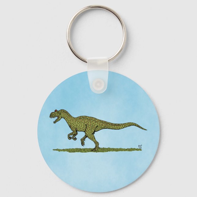 Jurassic Dinosaur Allosaurus Schlüsselanhänger (Vorderseite)