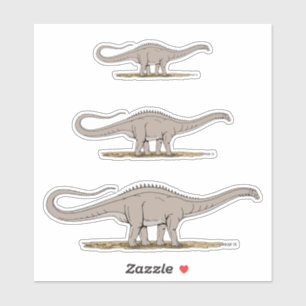 Jurassic Dinosaur Apatosaurus Aufkleber