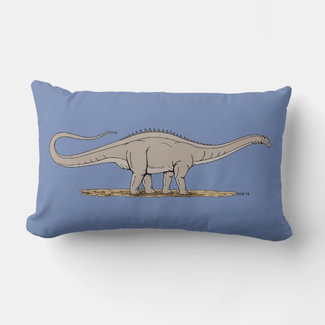 Jurassic Dinosaur Apatosaurus Lendenkissen (Vorderseite)