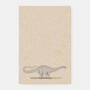 Jurassic Dinosaur Apatosaurus Post-it Notes Klebezettel