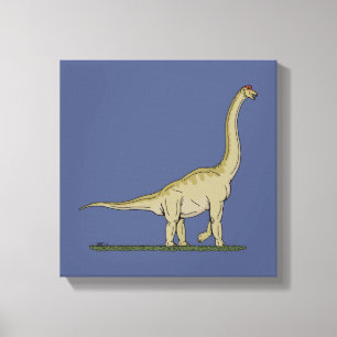 Jurassic Dinosaur Brachiosaurus Leinwanddruck