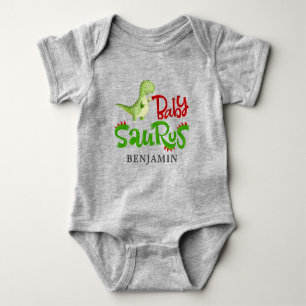 Jurassic Dinosaur Personalisiert Baby Saurus Strampler