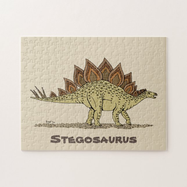 Jurassic Dinosaur Stegosaurus (Horizontal)