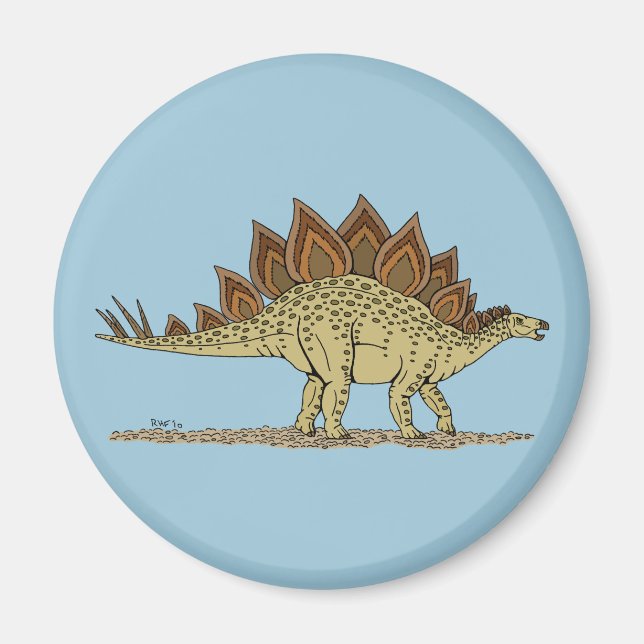 Jurassic Dinosaur Stegosaurus Magnet (Vorne)
