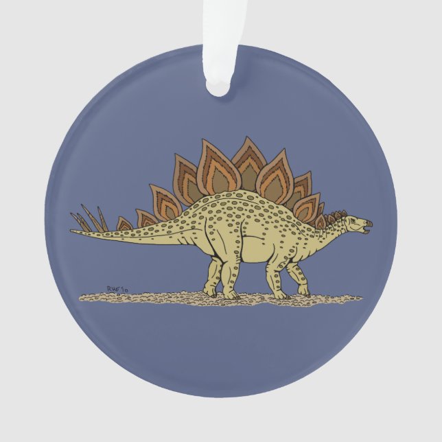 Jurassic Dinosaur Stegosaurus Ornament (Vorderseite)