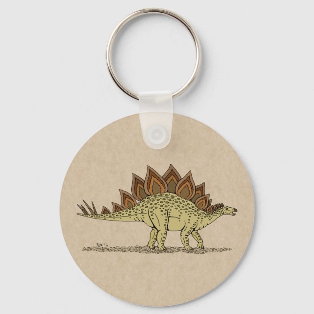 Jurassic Dinosaur Stegosaurus Schlüsselanhänger (Vorderseite)