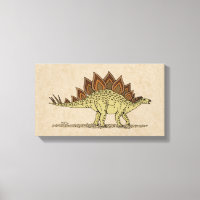 Jurassic Dinosaur Stegosaurus toile Imprimer