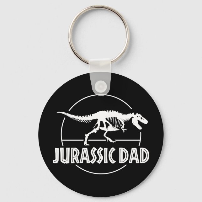 Jurassic Dinosaur Vater Schlüsselanhänger (Vorderseite)