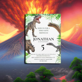 Jurassic Dinosaurier Dungle Einladung