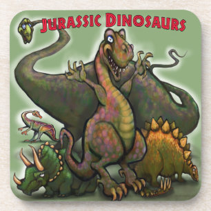 Jurassic Dinosaurier Getränkeuntersetzer