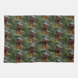 Jurassic-Dinosaurier Handtuch