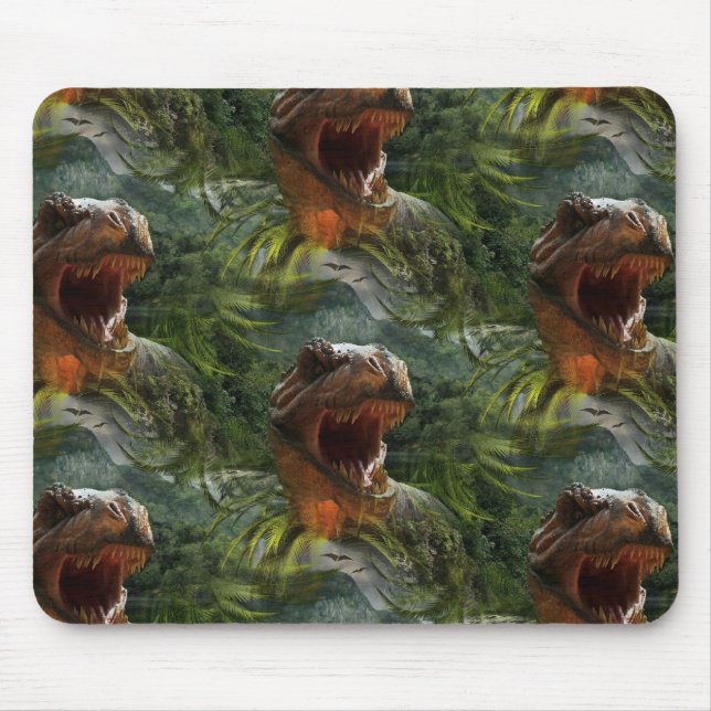 Jurassic-Dinosaurier Mousepad (Vorne)