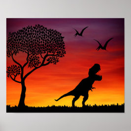 Jurassic Dinosaurier Poster