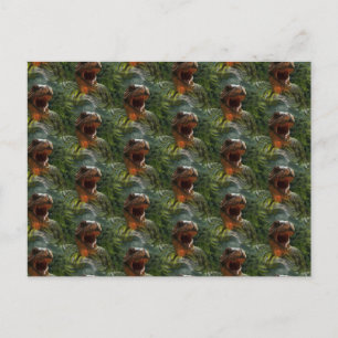 Jurassic-Dinosaurier Postkarte