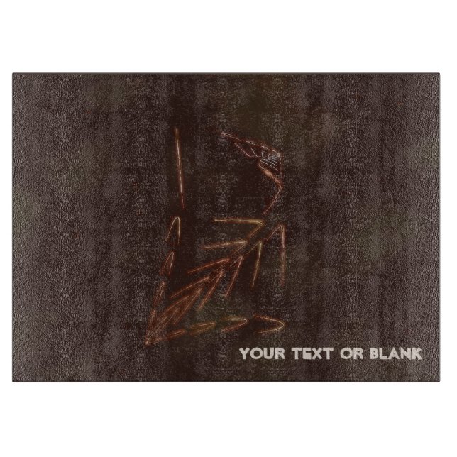 Jurassic Fossil Schneidebrett (Vorderseite)