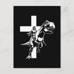 Jurassic Jesus Postkarte
