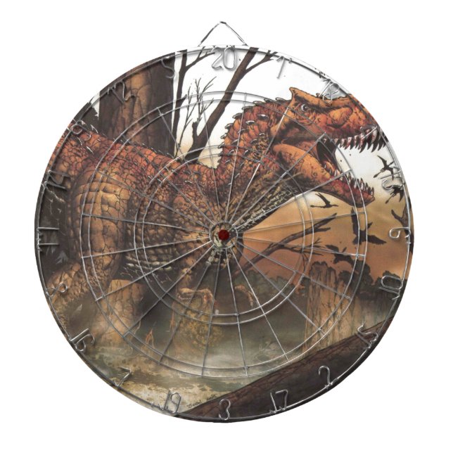 Jurassic Journey: Dinosaurier in seinem natürliche Dartscheibe (vorne)