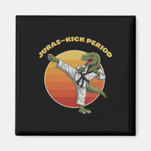 Jurassic-Kick-Periode Lustiges Karate-Märtyrer-Kun Magnet