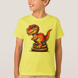 Jurassic ließ den Kackend T-Rex fallen T-Shirt
