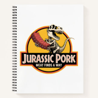 Jurassic Pork – Kultiges Notizbuch für Grillfans