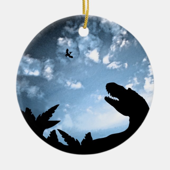 Jurassic Sky Keramikornament (Vorne)