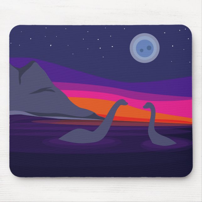 Jurassic Sunset Mousepad (Vorne)