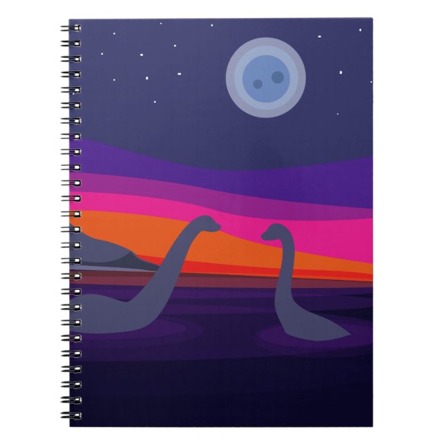 Jurassic Sunset Notizblock (Vorderseite)