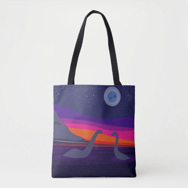 Jurassic Sunset Tasche (Vorderseite)