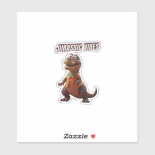 Jurassic Vibes Aufkleber