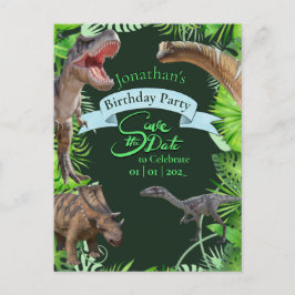 Jurassic World Dinosaurier Jungle Postkarte