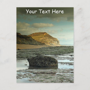 Jurassische Küste, Dorset individuell anpassbar Postkarte