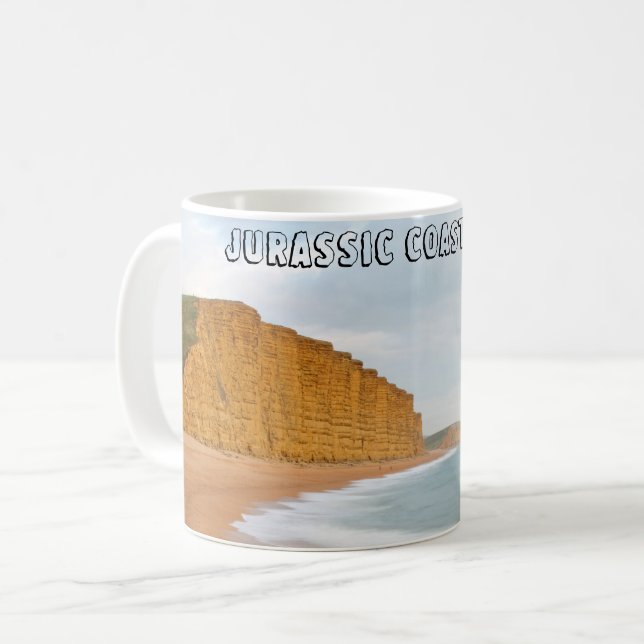 Jurassische Küste, Dorset Kaffeetasse (Vorderseite Links)