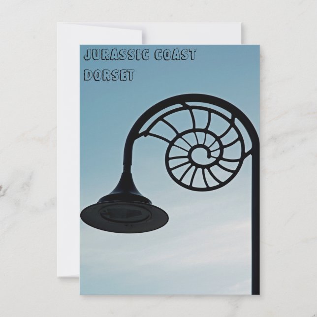 Jurassische Küstenkarte (Vorderseite)