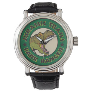Jurassische Wanderwege Park Ranger Wristwatch Armbanduhr