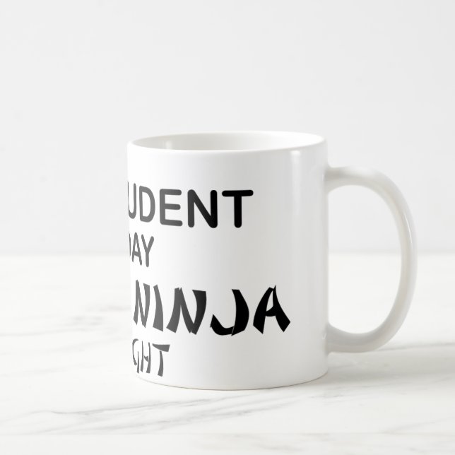 Jurastudent tödliches Ninja Kaffeetasse (Rechts)